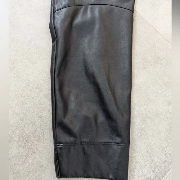 Seductive Sabrina Faux Leather 7/8 Pants Black EU 40 - Picture 11 of 11